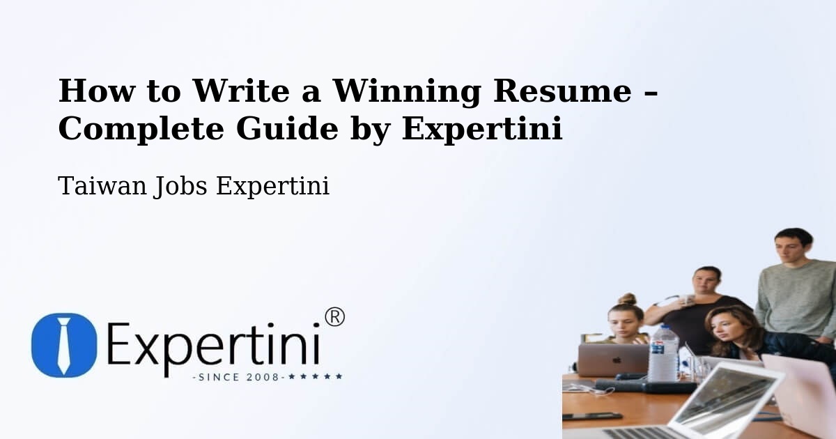 Resume Writing Guide for Job Seekers – Magong - Magong, Taiwan Jobs Expertini